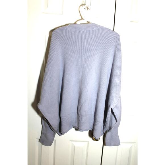 Free People Lilac Easy Street Oversized Pullover Sweater sz S - Picture 3 of 4